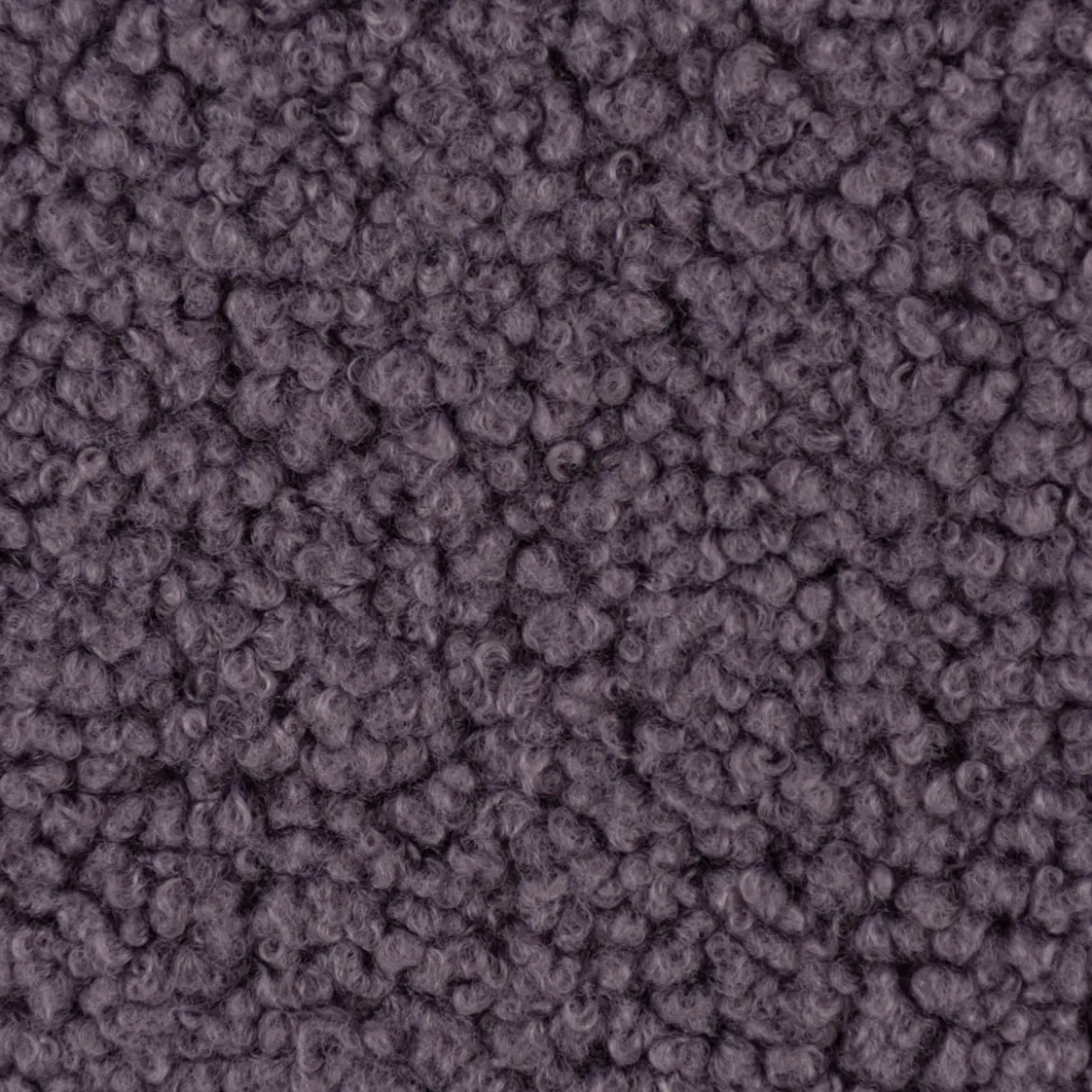 Boucle Stoff Teddystoff Kunstfell Teddy Fur uni llila 1,5m Breite
