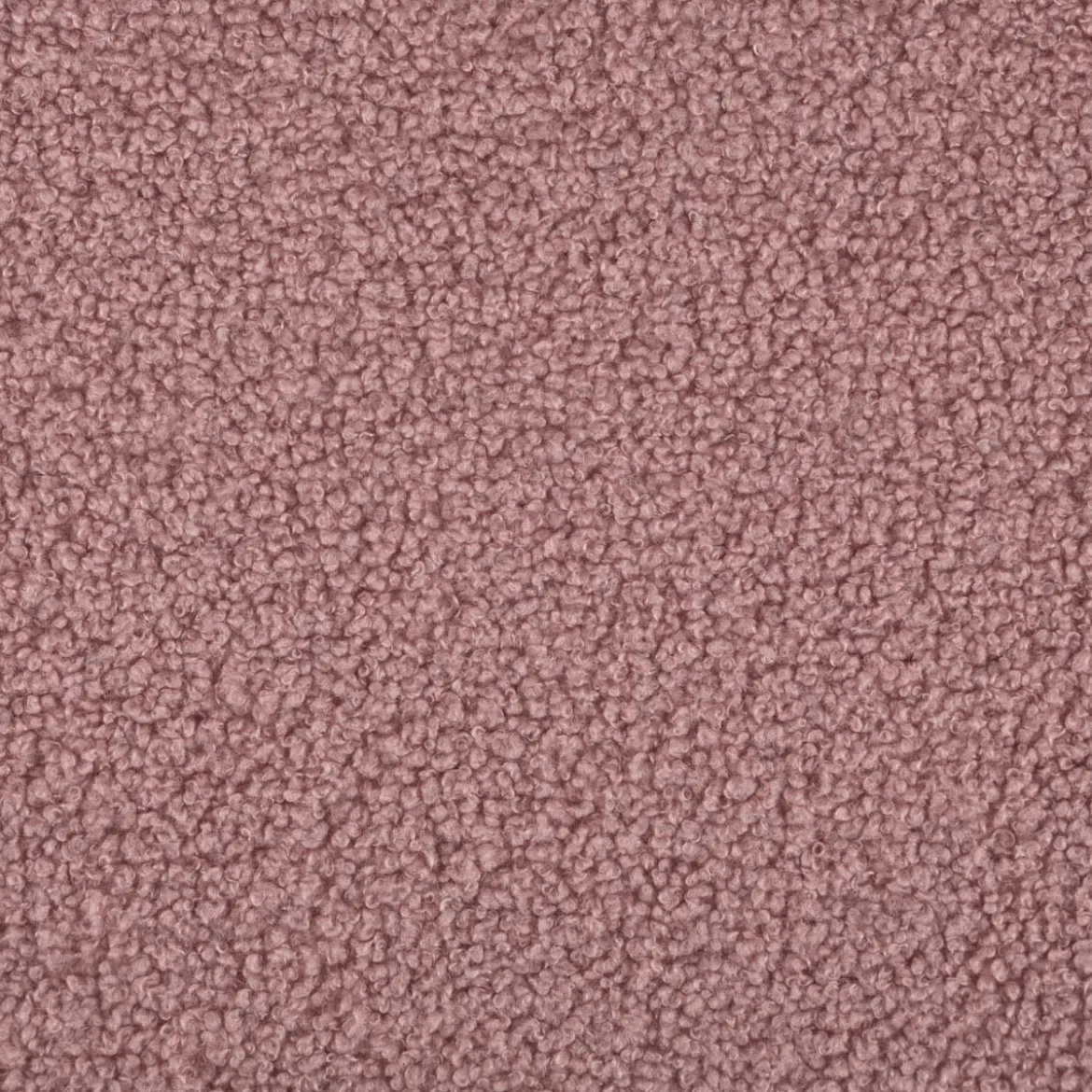 Boucle Stoff Teddystoff Kunstfell Teddy Fur uni Dark Powder Rosa 1,5m Breite