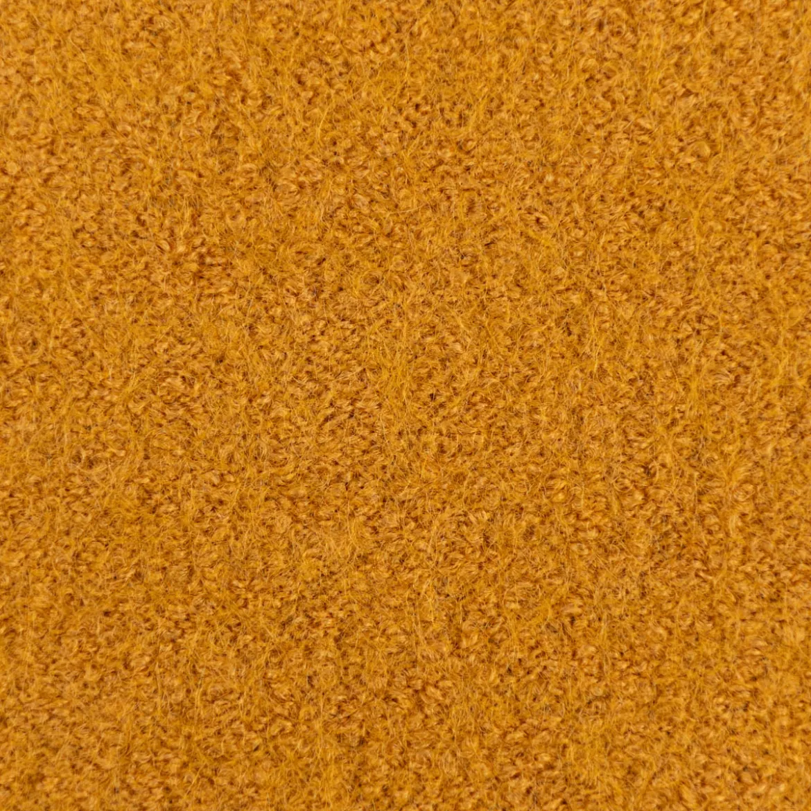 Boucle Wollstoff Mantelstoff Viskose Wolle senfgelb 1,45m Breite