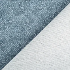 Bouclé Polsterstoff Doha hellblau uni – Fleckschutz & Petproof 1,45m