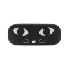 Brillen Etui Vintage Katze schwarz 16x6cm
