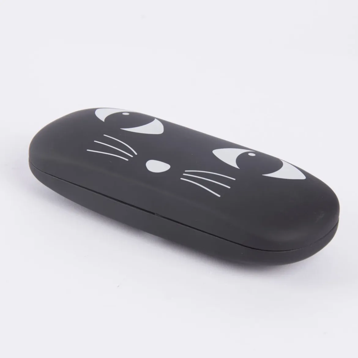Brillen Etui Vintage Katze schwarz 16x6cm
