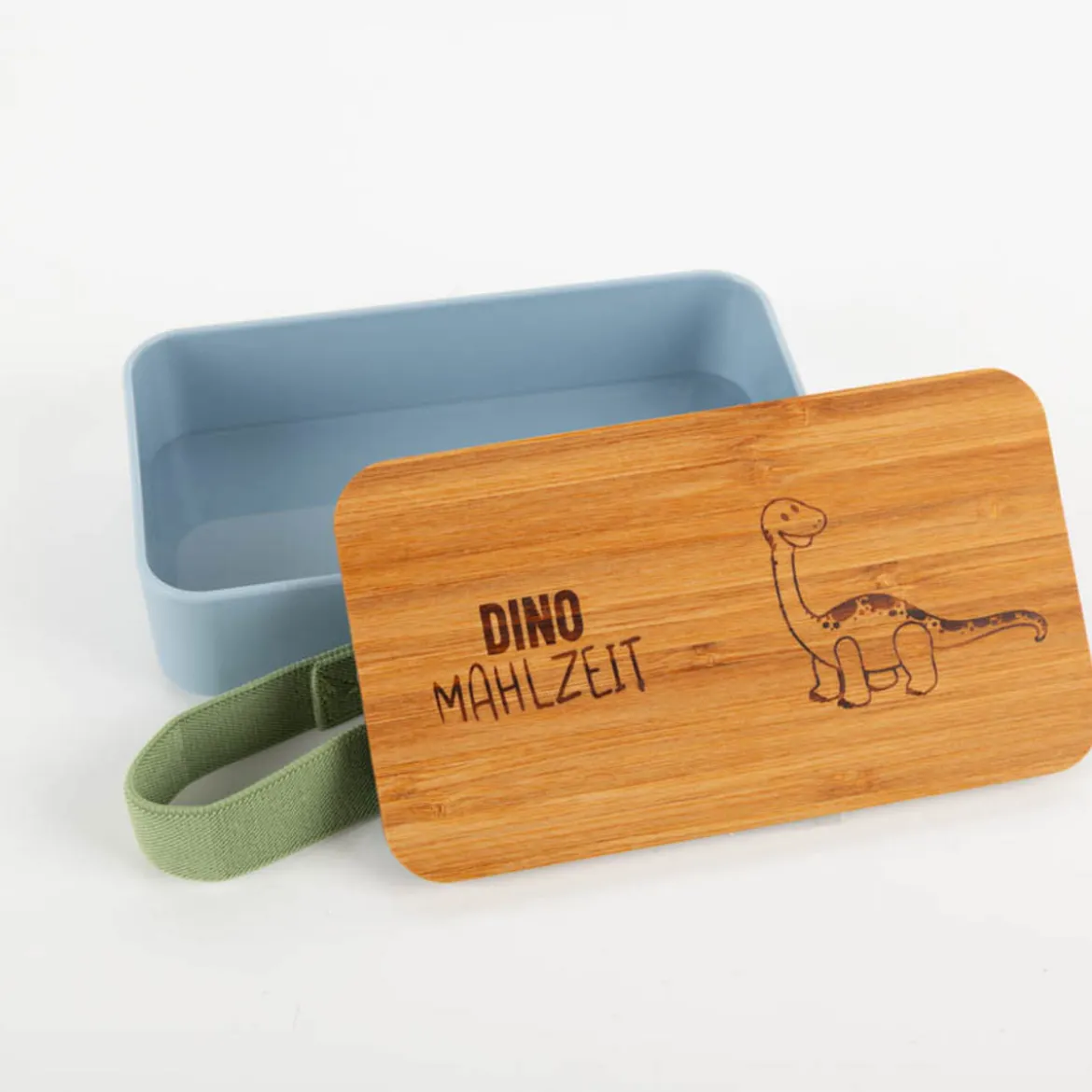 Brotdose Dino Mahlzeit 18x10x5cm von La Vida