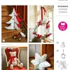 Burda Schnittmuster 5760 Accessoires Weihnachten