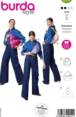 Burda Schnittmuster 5675 Accessoires Taschen