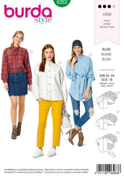 Burda Schnittmuster 6263 Bluse