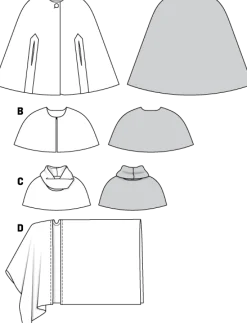 Burda Schnittmuster 7313 Cape