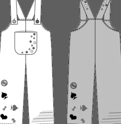 Burda Schnittmuster 2453 Clown
