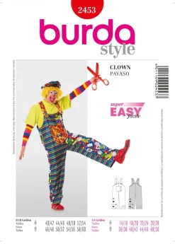 Burda Schnittmuster 2453 Clown