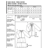 Burda Schnittmuster 5605 Damen Bluse & Kleid
