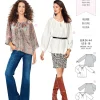 Burda Schnittmuster 6227 Damen Bluse