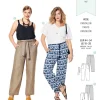 Burda Schnittmuster 6218 Damen Hose