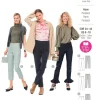 Burda Schnittmuster 6072 Damen Hose