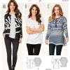 Burda Schnittmuster 6610 Damen Jacke & Shirt