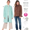 Burda Schnittmuster 5974 Damen Jacke & Mantel