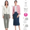 Burda Schnittmuster 5897 Damen Jacke