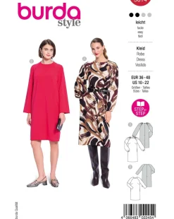 Burda Schnittmuster 5614 Damen Kleid