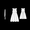 Burda Schnittmuster 5618 Damen Kleid