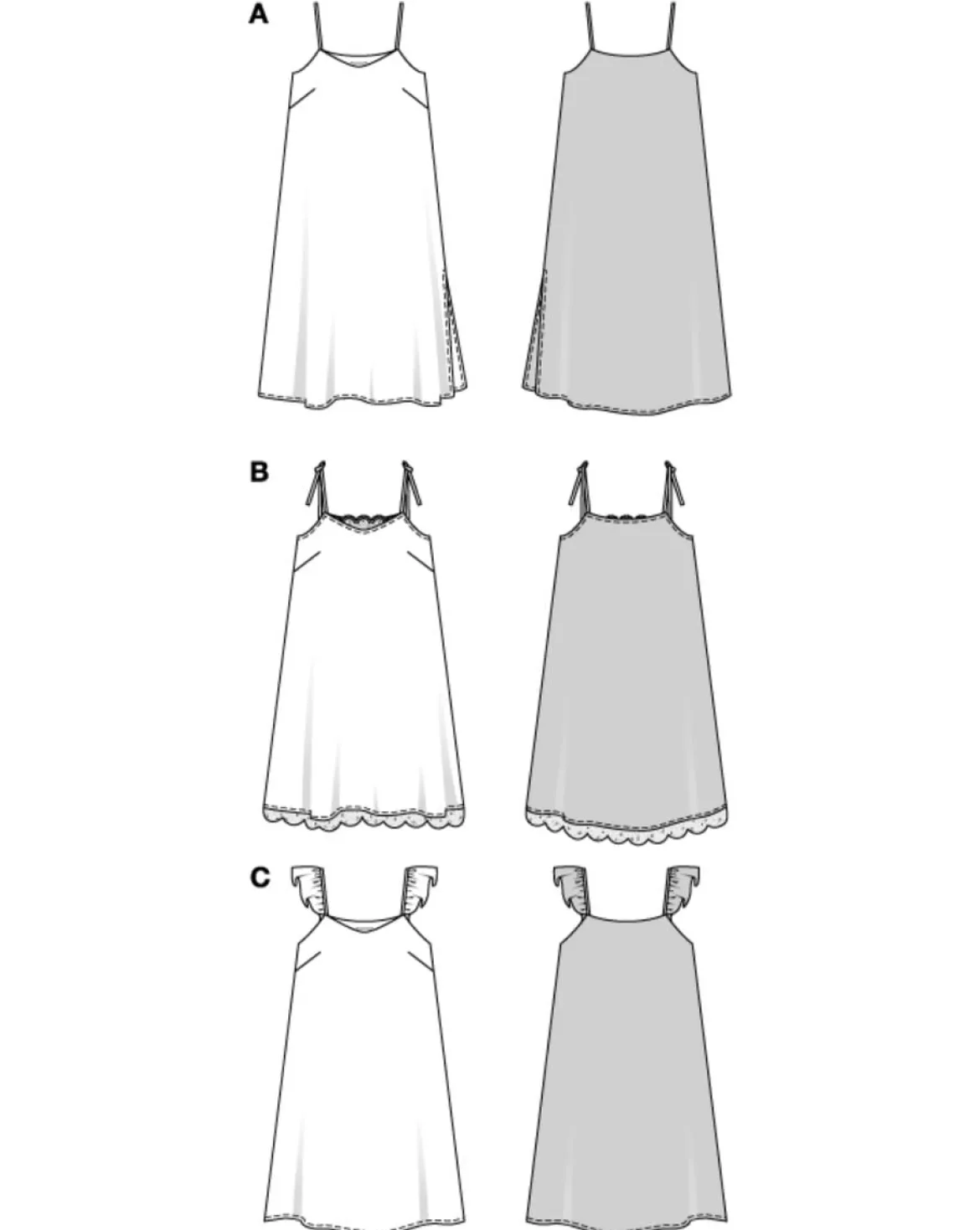 Burda Schnittmuster 5662 Damen Kleid