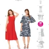 Burda Schnittmuster 6133 Damen Kleid