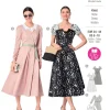 Burda Schnittmuster 6042 Damen Kleid
