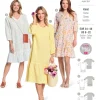 Burda Schnittmuster 5907 Damen Kleid