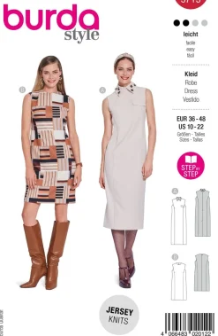Burda Schnittmuster 5713 Damen Kleid