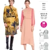 Burda Schnittmuster 5696 Damen Kleid