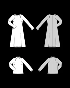 Burda Schnittmuster 5599 Damen Kleid & Shirt