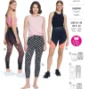 Burda Schnittmuster 5850 Damen Leggins