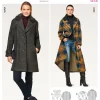 Burda Schnittmuster 6462 Damen Mantel Größe 34-46