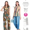 Burda Schnittmuster 5914 Damen Overall Bluse