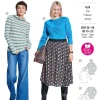 Burda Schnittmuster 5680 Damen Pulli