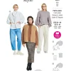 Burda Schnittmuster 5590 Damen Pullover & Jacke