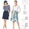 Burda Schnittmuster 6235 Damen Rock