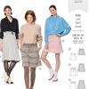 Burda Schnittmuster 6154 Damen Rock