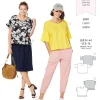 Burda Schnittmuster 6243 Damen Shirt