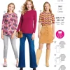 Burda Schnittmuster 5876 Damen Shirt
