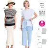 Burda Schnittmuster 5657 Damen Shirt