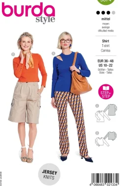 Burda Schnittmuster 5674 Damen Shirt