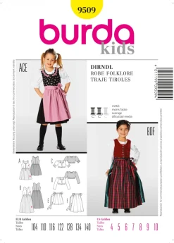 Burda Schnittmuster 9509 Dirndl