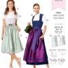 Burda Schnittmuster 6268 Dirndl