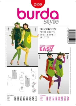 Burda Schnittmuster 2450 Früchtchen