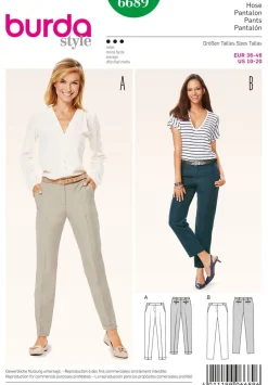 Burda Schnittmuster 6689 Hose