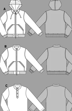 Burda Schnittmuster 7734 Jacke Shirt