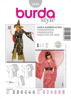 BurdaSchnittmuster3044Kaftan + Hose