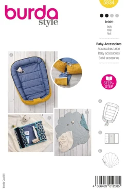 Burda Schnittmuster 5834 Kinder Baby-Accessoires