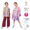 Burda Schnittmuster 9195 Kinder Bluse