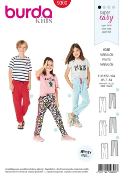 Burda Schnittmuster 9300 Kinder Hose
