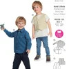 Burda Schnittmuster 9248 Kinder Hemd Weste
